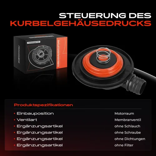 Ventil, Kurbelgehäuseentlüftung Motorraum Frankberg 5481FB0031179 Bild Ventil, Kurbelgehäuseentlüftung Motorraum Frankberg 5481FB0031179