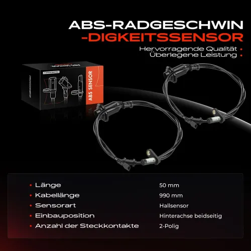 Sensor, Raddrehzahl Hinterachse beidseitig Frankberg 5481FB0031199 Bild Sensor, Raddrehzahl Hinterachse beidseitig Frankberg 5481FB0031199