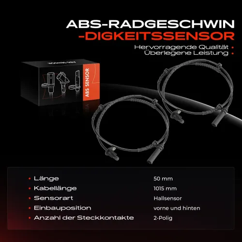 Sensor, Raddrehzahl Vorderachse beidseitig Frankberg 5481FB0031227 Bild Sensor, Raddrehzahl Vorderachse beidseitig Frankberg 5481FB0031227