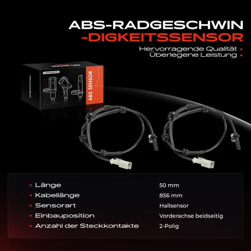Sensor, Raddrehzahl Vorderachse beidseitig Frankberg 5481FB0031470 Bild Sensor, Raddrehzahl Vorderachse beidseitig Frankberg 5481FB0031470