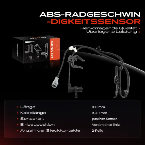 Sensor, Raddrehzahl Vorderachse links Frankberg 5481FB0031584 Bild Sensor, Raddrehzahl Vorderachse links Frankberg 5481FB0031584