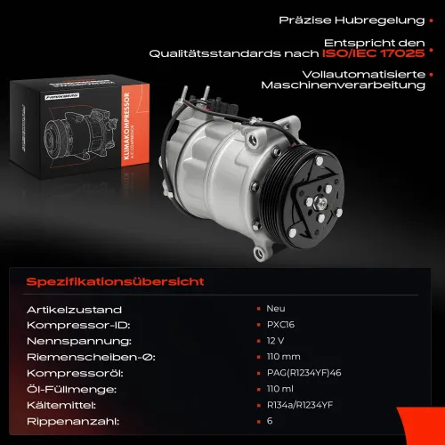 Kompressor, Klimaanlage Frankberg 5481FB0031880 Bild Kompressor, Klimaanlage Frankberg 5481FB0031880