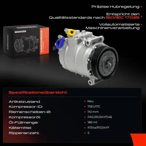 Kompressor, Klimaanlage Frankberg 5481FB0031882 Bild Kompressor, Klimaanlage Frankberg 5481FB0031882