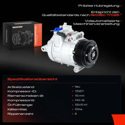 Kompressor, Klimaanlage Frankberg 5481FB0031885 Bild Kompressor, Klimaanlage Frankberg 5481FB0031885