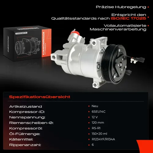 Kompressor, Klimaanlage Frankberg 5481FB0031887 Bild Kompressor, Klimaanlage Frankberg 5481FB0031887