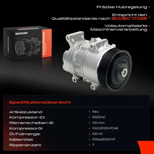 Kompressor, Klimaanlage Frankberg 5481FB0031901 Bild Kompressor, Klimaanlage Frankberg 5481FB0031901