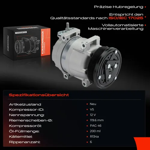 Kompressor, Klimaanlage Frankberg 5481FB0031915 Bild Kompressor, Klimaanlage Frankberg 5481FB0031915