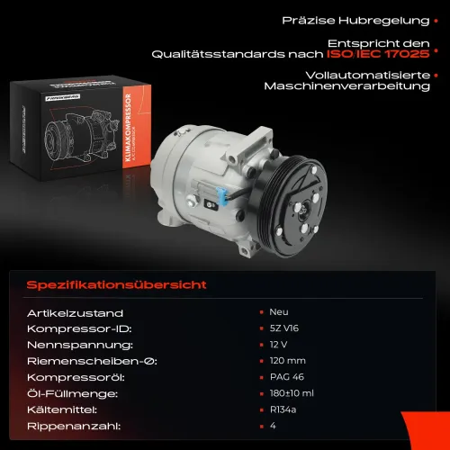 Kompressor, Klimaanlage Frankberg 5481FB0031916 Bild Kompressor, Klimaanlage Frankberg 5481FB0031916