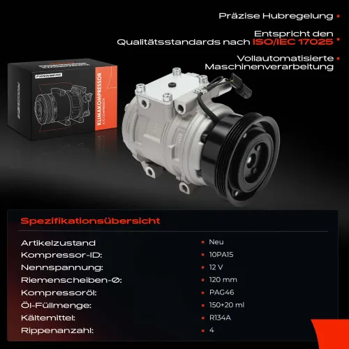 Kompressor, Klimaanlage Frankberg 5481FB0031922 Bild Kompressor, Klimaanlage Frankberg 5481FB0031922