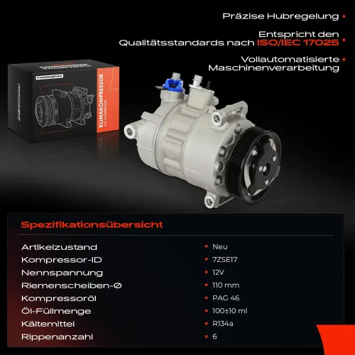 Kompressor, Klimaanlage Frankberg 5481FB0031935 Bild Kompressor, Klimaanlage Frankberg 5481FB0031935