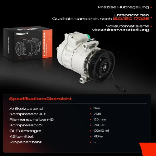 Kompressor, Klimaanlage Frankberg 5481FB0031937 Bild Kompressor, Klimaanlage Frankberg 5481FB0031937