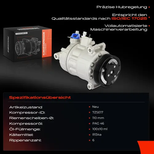 Kompressor, Klimaanlage Frankberg 5481FB0031938 Bild Kompressor, Klimaanlage Frankberg 5481FB0031938