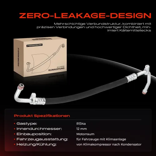 Hochdruck-/Niederdruckleitung, Klimaanlage Motorraum Frankberg 5481FB0031953 Bild Hochdruck-/Niederdruckleitung, Klimaanlage Motorraum Frankberg 5481FB0031953