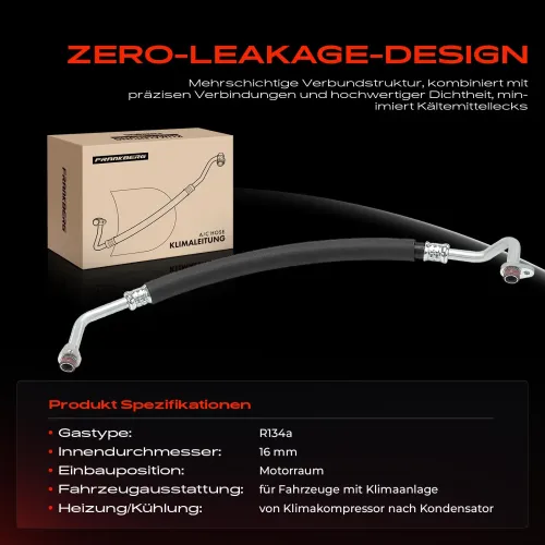 Hochdruck-/Niederdruckleitung, Klimaanlage Motorraum Frankberg 5481FB0031974 Bild Hochdruck-/Niederdruckleitung, Klimaanlage Motorraum Frankberg 5481FB0031974