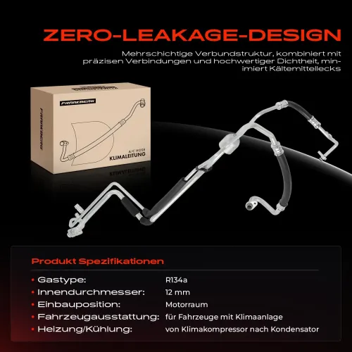 Hochdruck-/Niederdruckleitung, Klimaanlage Motorraum Frankberg 5481FB0031976 Bild Hochdruck-/Niederdruckleitung, Klimaanlage Motorraum Frankberg 5481FB0031976