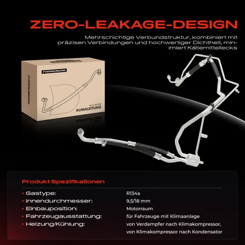 Hochdruck-/Niederdruckleitung, Klimaanlage Motorraum Frankberg 5481FB0031982 Bild Hochdruck-/Niederdruckleitung, Klimaanlage Motorraum Frankberg 5481FB0031982