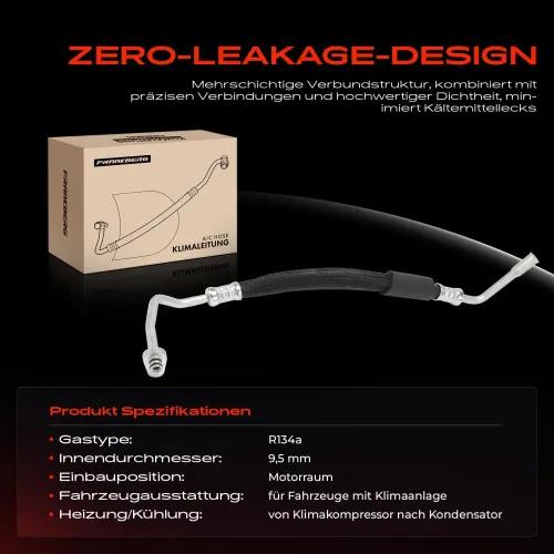 Hochdruck-/Niederdruckleitung, Klimaanlage Motorraum Frankberg 5481FB0031991 Bild Hochdruck-/Niederdruckleitung, Klimaanlage Motorraum Frankberg 5481FB0031991