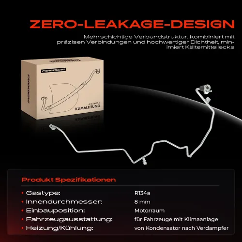 Hochdruck-/Niederdruckleitung, Klimaanlage Motorraum Frankberg 5481FB0031997 Bild Hochdruck-/Niederdruckleitung, Klimaanlage Motorraum Frankberg 5481FB0031997