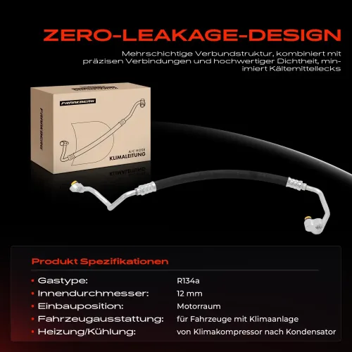 Hochdruck-/Niederdruckleitung, Klimaanlage Motorraum Frankberg 5481FB0032012 Bild Hochdruck-/Niederdruckleitung, Klimaanlage Motorraum Frankberg 5481FB0032012