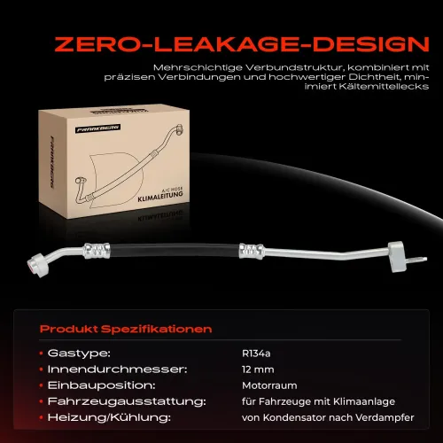 Hochdruck-/Niederdruckleitung, Klimaanlage Motorraum Frankberg 5481FB0032014 Bild Hochdruck-/Niederdruckleitung, Klimaanlage Motorraum Frankberg 5481FB0032014