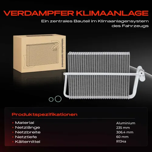 Verdampfer, Klimaanlage Frankberg 5481FB0032018 Bild Verdampfer, Klimaanlage Frankberg 5481FB0032018