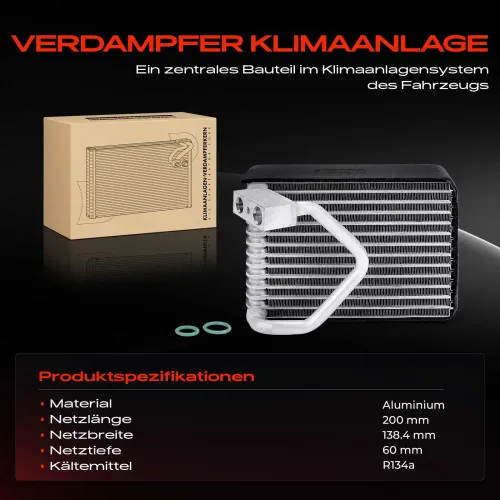 Verdampfer, Klimaanlage Frankberg 5481FB0032021 Bild Verdampfer, Klimaanlage Frankberg 5481FB0032021