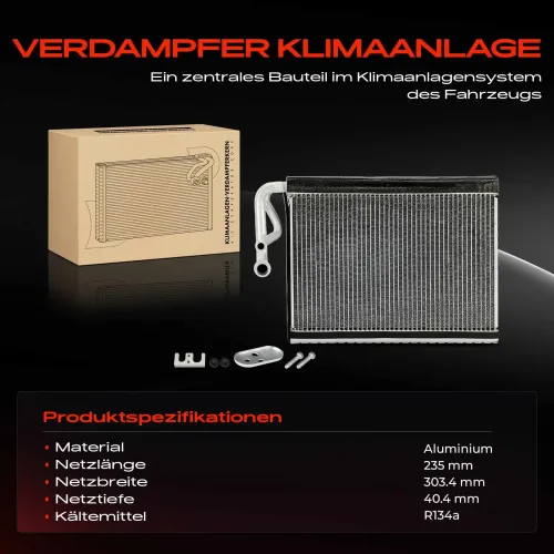 Verdampfer, Klimaanlage Frankberg 5481FB0032023 Bild Verdampfer, Klimaanlage Frankberg 5481FB0032023