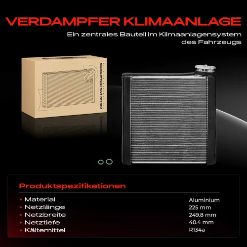Verdampfer, Klimaanlage Frankberg 5481FB0032024 Bild Verdampfer, Klimaanlage Frankberg 5481FB0032024