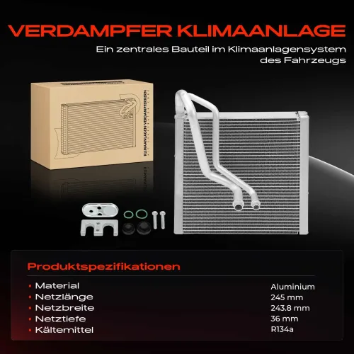 Verdampfer, Klimaanlage Frankberg 5481FB0032025 Bild Verdampfer, Klimaanlage Frankberg 5481FB0032025