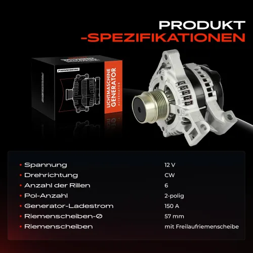 Generator 12 V Frankberg 5481FB0032102 Bild Generator 12 V Frankberg 5481FB0032102