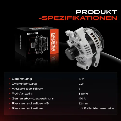 Generator 12 V Frankberg 5481FB0032106 Bild Generator 12 V Frankberg 5481FB0032106