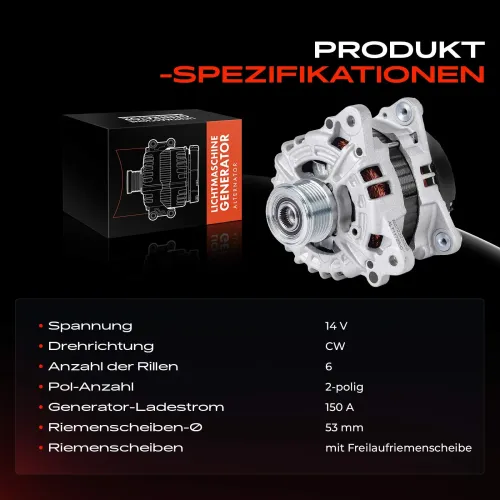 Generator 14 V Frankberg 5481FB0032109 Bild Generator 14 V Frankberg 5481FB0032109