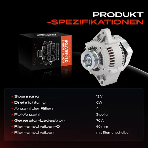 Generator 12 V Frankberg 5481FB0032127 Bild Generator 12 V Frankberg 5481FB0032127