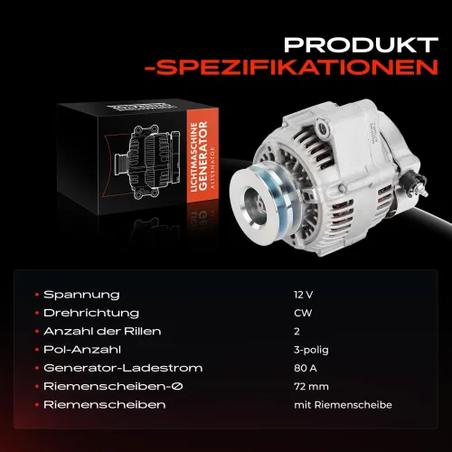 Generator 12 V Frankberg 5481FB0032128 Bild Generator 12 V Frankberg 5481FB0032128