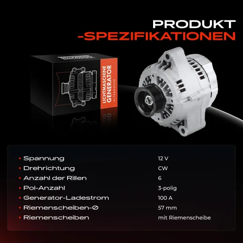 Generator 12 V Frankberg 5481FB0032155 Bild Generator 12 V Frankberg 5481FB0032155