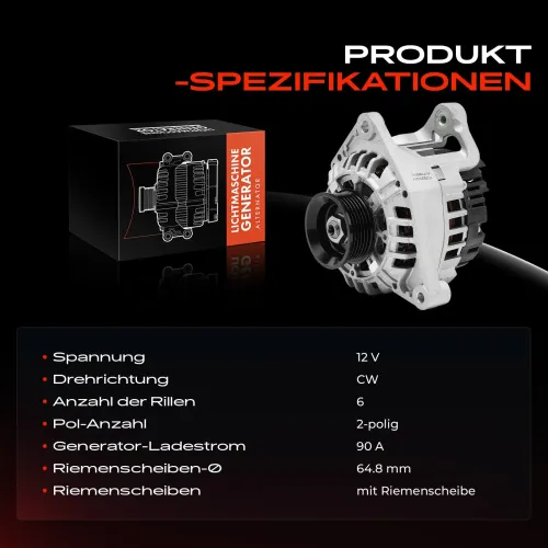 Generator 12 V Frankberg 5481FB0032165 Bild Generator 12 V Frankberg 5481FB0032165