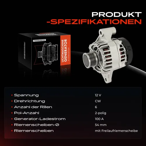 Generator 12 V Frankberg 5481FB0032203 Bild Generator 12 V Frankberg 5481FB0032203