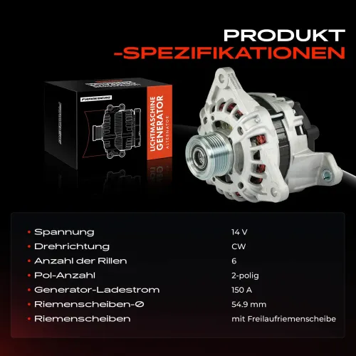 Generator 14 V Frankberg 5481FB0032222 Bild Generator 14 V Frankberg 5481FB0032222