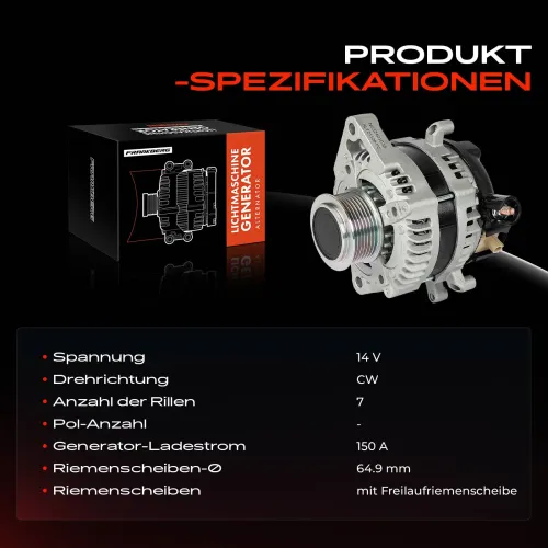 Generator 14 V Frankberg 5481FB0032264 Bild Generator 14 V Frankberg 5481FB0032264