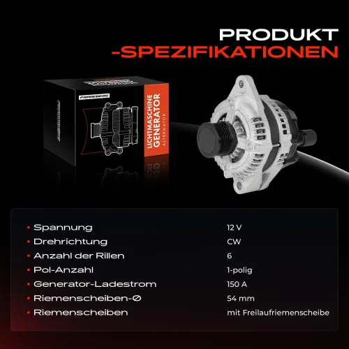 Generator 12 V Frankberg 5481FB0032265 Bild Generator 12 V Frankberg 5481FB0032265