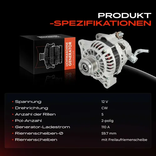 Generator 12 V Frankberg 5481FB0032318 Bild Generator 12 V Frankberg 5481FB0032318