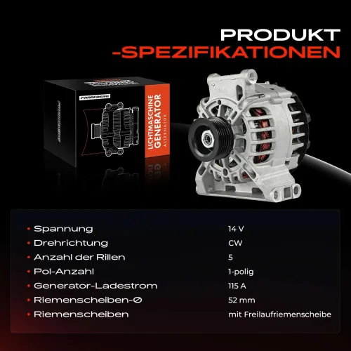 Generator 14 V Frankberg 5481FB0032356 Bild Generator 14 V Frankberg 5481FB0032356