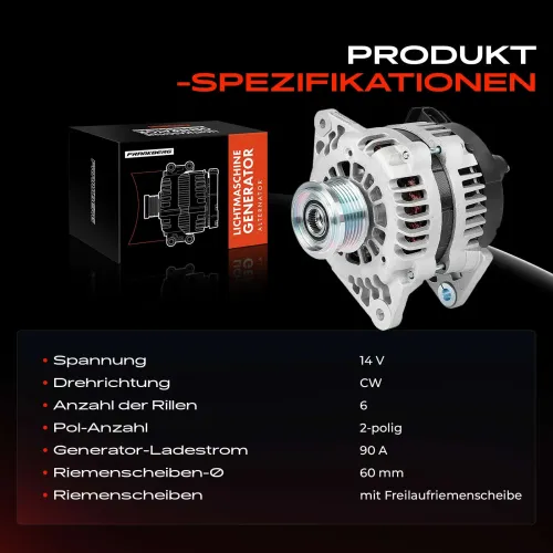 Generator 14 V Frankberg 5481FB0032376 Bild Generator 14 V Frankberg 5481FB0032376