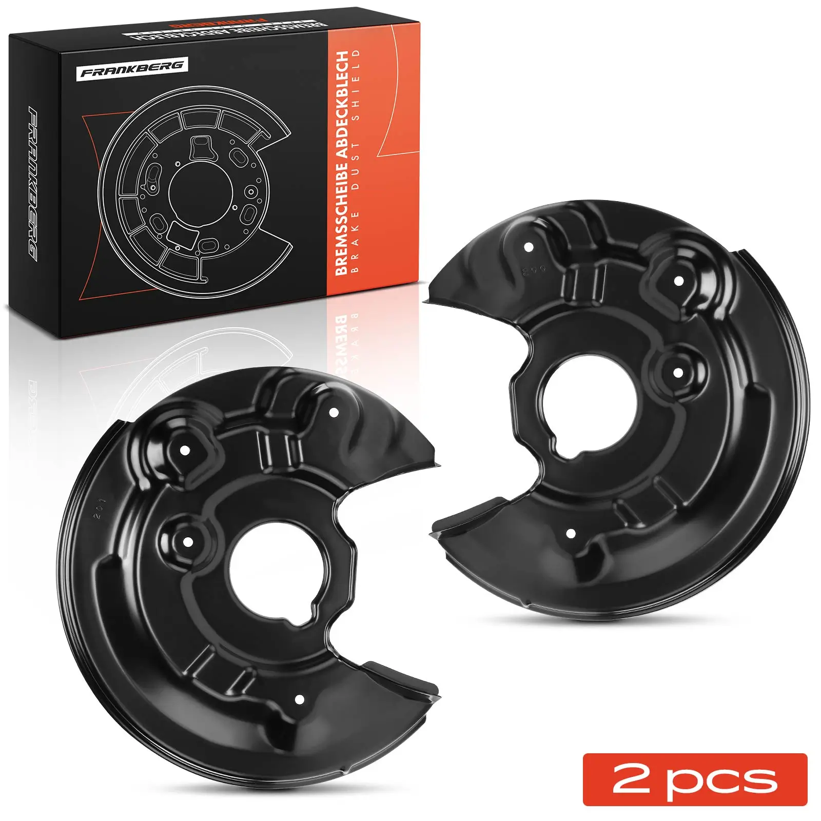 Spritzblech, Bremsscheibe Hinterachse beidseitig Frankberg 5481FB0032514