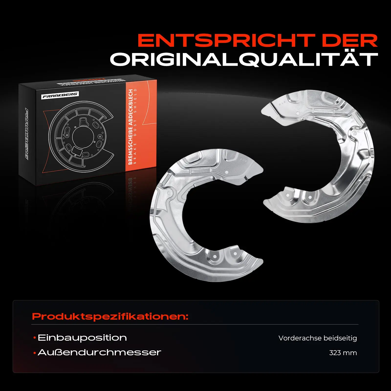 Warnkontakt, Bremsbelagverschleiß Hinterachse beidseitig Frankberg 5481FB0005786