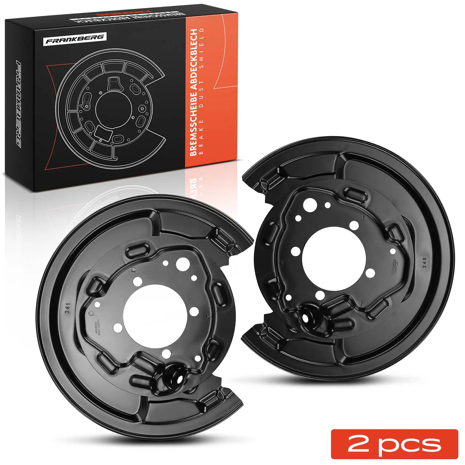 Spritzblech, Bremsscheibe Hinterachse beidseitig Frankberg 5481FB0032556