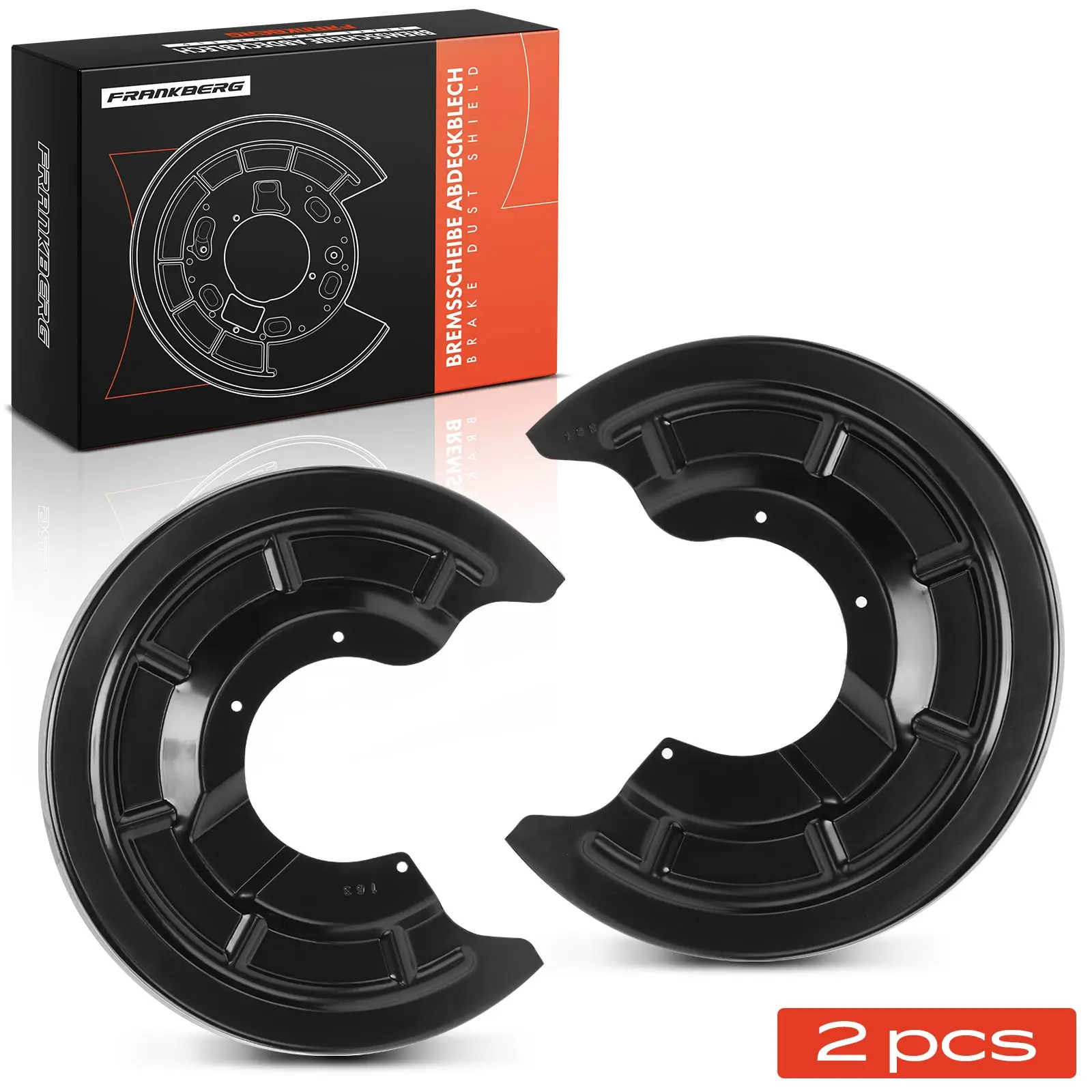 Spritzblech, Bremsscheibe Hinterachse beidseitig Frankberg 5481FB0032558