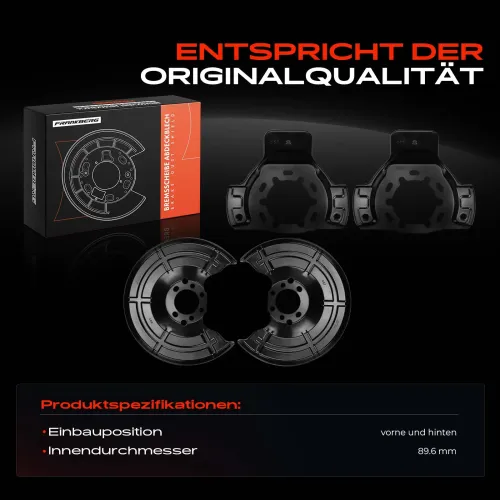 Spritzblech, Bremsscheibe vorne und hinten Frankberg 5481FB0032559 Bild Spritzblech, Bremsscheibe vorne und hinten Frankberg 5481FB0032559