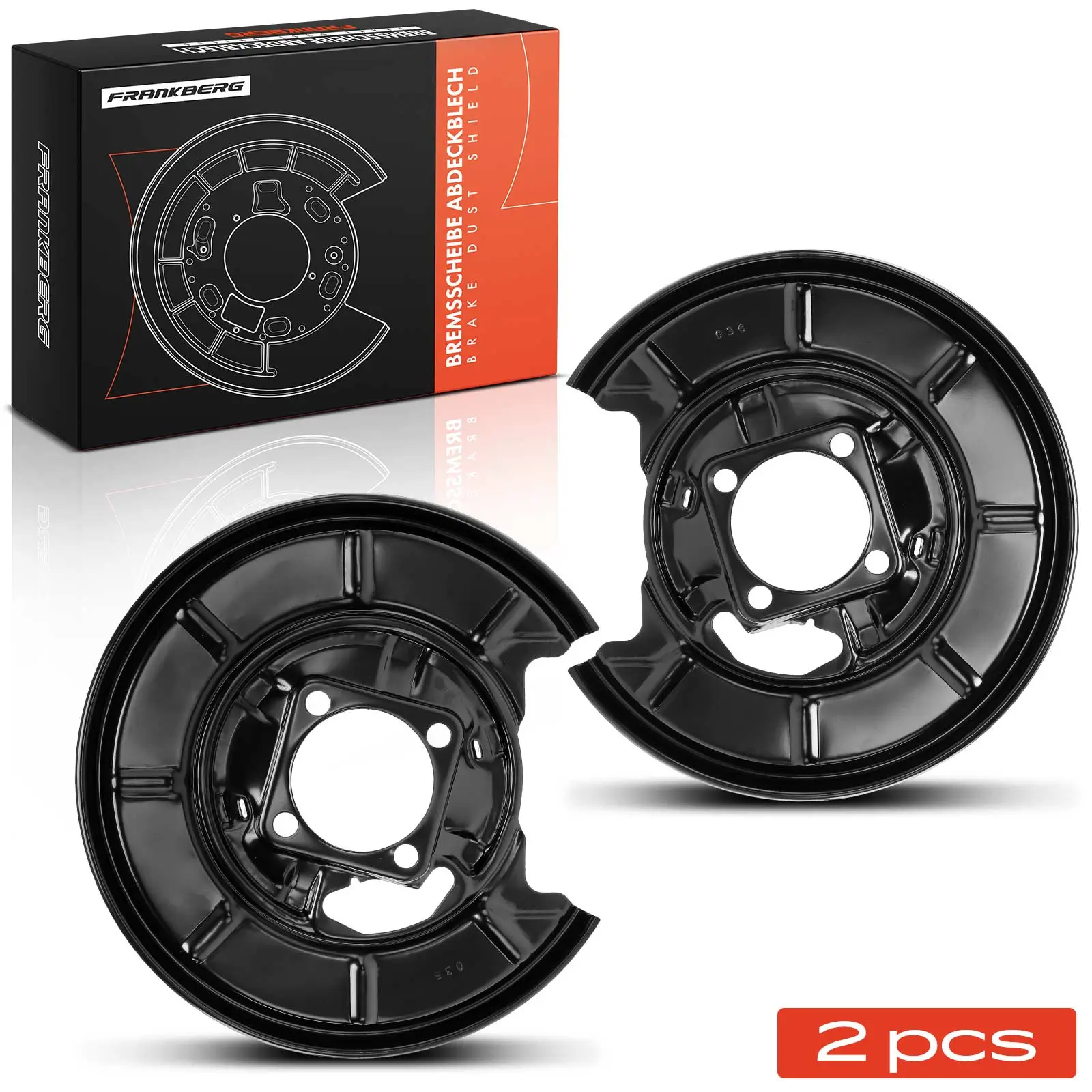 Spritzblech, Bremsscheibe Hinterachse beidseitig Frankberg 5481FB0032560