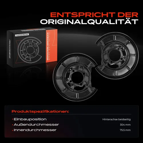 Spritzblech, Bremsscheibe Hinterachse beidseitig Frankberg 5481FB0032560 Bild Spritzblech, Bremsscheibe Hinterachse beidseitig Frankberg 5481FB0032560